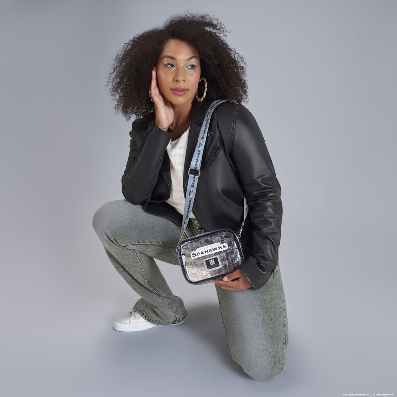 NFL Seattle Seahawks Clear Crossbody Stadium Bag LFlifestyle1 view 2